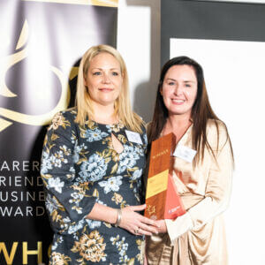 The Experience Collectors: The Great Business Winners. Check out this photo of award-winning Brisbane Mums, Kylie Reeves and Sarah Nelson, proudly holding their Carer Friendly Business Award for 2023.